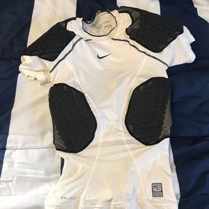 Nike pro combat padded football shirt